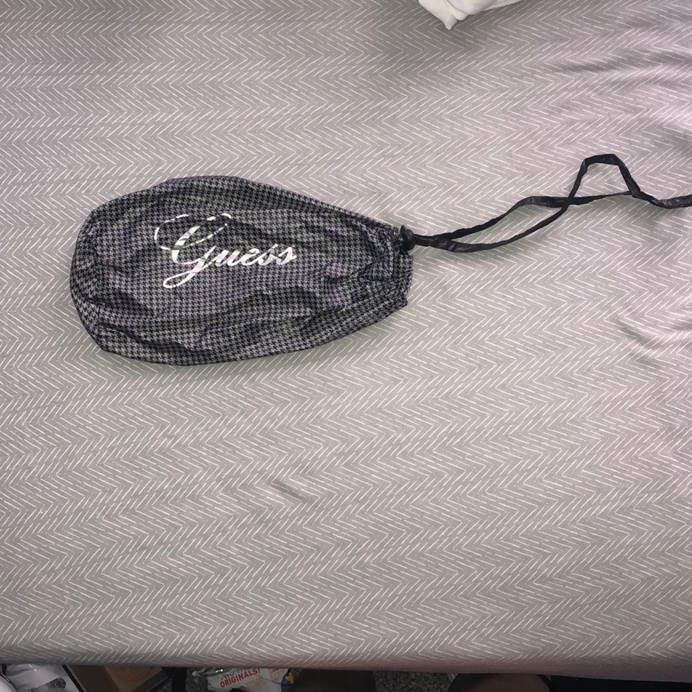 Guess coat bag with draw string